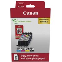 Canon Canon CLI 581 Druckerpatronen Value Pack   1 x sch Tintenpatrone