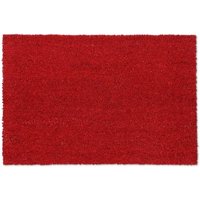 Fußmatte Rote Fußmatte aus Kokos  relaxdays  Höhe: 15 mm