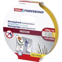 tesa Montageband tesa doppelseitiges Montageband Indoor 5 m x 19 mm