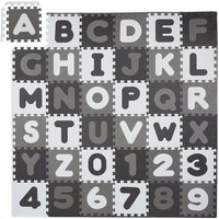 relaxdays Spielmatte Puzzlematte ABC und Zahlen