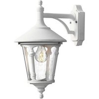 KONSTSMIDE LED Außen Wandleuchte  LED wechselbar  Warmweiß  Außen leuchten Wand laterne im Landhausstil hängend  Höhe 44cm