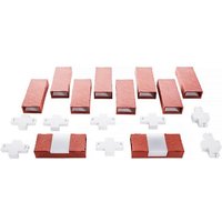 HTI Living Beetumrandung Beetumrandung Nessa Solar  LxH: 23.3x4.5 cm  Set  Beetumrandung mit 10 Modulen inkl. Solarbeleuchtung  Beetbegrenzung Beeteinfassung Rasenkante