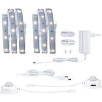 Paulmann LED Streifen MaxLED 250 Comfort Set für Doppelbett 1m 2700K 2x4W 24VA Silber  2 flammig