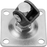 SO TECH  Torbeschlag Torangel kurz mit Anschraubplatte 80 x 80   120 x 120 Stahl verzinkt  2 St 