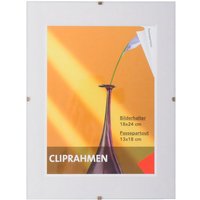 BURI Bilderrahmen Rahmenlos Bilderhalter Bilderrahmen 13x18 cm