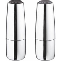 blomus Salzmühle Salz & Pfeffermühle SALPI Edelstahl poliert Kunststoff Keramik Silber manuell