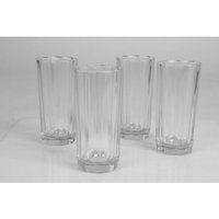 BURI Glas 12x Longdrinkgläser 4er Set Glas Becher Cocktail Getränke Geschirr  Glas
