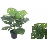 Künstliche Zimmerpflanze Künstliche Monstera Pflanze mit Topf 45 cm Grün  vidaXL  Höhe 0 cm