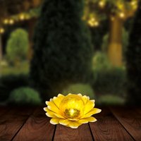 Solar Bodenleuchte aus Metall  ca. 18 cm