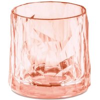 KOZIOL Glas Club No. 2 Transparent Rose Quartz 250 ml  Kunststoff