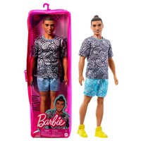 Mattel  Anziehpuppe Barbie Fashionistas Ken Puppe mit braunen Haaren und Paisley Outfit