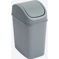 Kosmetik Abfalleimer mit Rillen  ca. 17 5x11x23cm