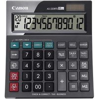 Canon Taschenrechner AS 220RTS Taschenrechner   schwarz