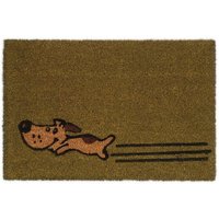 Fußmatte Fußmatte Kokos Hund  relaxdays  Höhe: 15 mm
