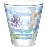 LEONARDO Becher Bambini Avventura Meer  215 ml  Kalk Natron Glas