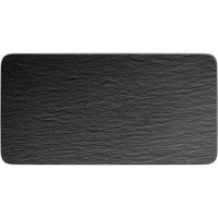 Villeroy & Boch Servierplatte Manufacture Rock Servierplatte rechteckig 35 cm   Servierplatten 