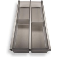 SO TECH  Besteckeinsatz Cuisio Besteckeinsatz transluzent graphitgrau Schubladeneinsatz  für Korpusbreiten 300   1200 mm