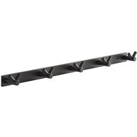 SO TECH  Hakenleiste Blackline CORA V schwarz pulverbeschichtet   1 St   Länge 450 mm mit 5 Haken