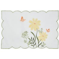 Satin Deckchen in verschiedenen Ausführungen  ca. 43x29