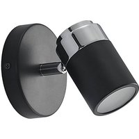 Lindby Strahler Esami  Modern  Eisen  Zink  Glas  Schwarz  1 flammig  GU10  Deckenlampe