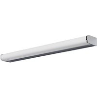 Lindby LED Wandleuchte Philippa  LED Leuchtmittel fest verbaut  warmweiß  Modern  Metall  Acryl  chrom  weiß  1 flammig  inkl. Leuchtmittel