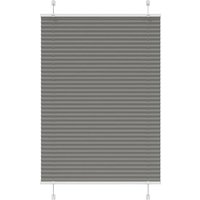 vidaXL Plissee  Plissee Anthrazit 90x100 cm Stoffbreite 89 4 cm Polyester