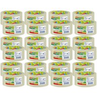tesa Klebeband tesapack Paper ecoLogo  Packband   66m : 50mm  Packung  24 St.  24 Rollen tesapack Eco & Strong transparent  66m x 50mm  transparent   66 m : 50 mm