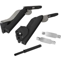 SO TECH  Möbelbeschlag Klappenbeschlag FREEspace für Klappenhöhe 225   650 mm  1 St   Typ B Push to Open  anthrazit für Klappengewicht von 0 7 bis 4 3 kg