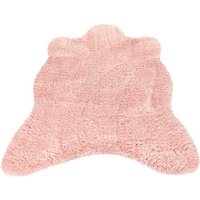 Paco Home Fellteppich Zotty 450  fellförmig  Höhe: 54 mm  Kunstfell  weicher Hochflor  einfarbig  auch als Bettvorleger geeignet