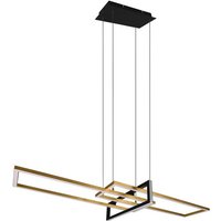 TRIO Leuchten LED Pendelleuchte ALICA  mehrere Helligkeitsstufen  LED fest integriert  Warmweiß  mit Switch Dimmer  über Wandschalter dimmbar  Abhängung 150 cm