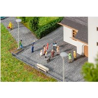 PREMIUM Straßenfolie Kopfsteinpflaster  dunkelgrau
