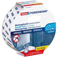tesa Klebeband tesa Powerbond Montageband Spiegel 5m 38mm für DIY.  Montageband für Spiegel  5m  38mm  vielseitig einsetzbar 