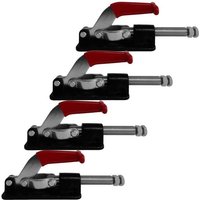 SO TECH  Klemmen Klemmhalter Kniehebelspanner Schnellspanner Kniehebelklemme   4 St   Knebelklemme hält bis zu 1136 kg