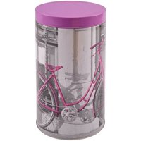 BURI Kaffeedose Metall Kaffeedose Fahrrad Kaffeebehälter Vorratsdose Teedose Blechdose  Metall