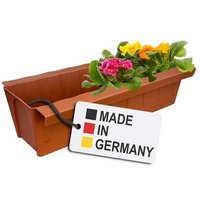 BURI Pflanzkübel Paletten Blumenkasten Terrakotta Pflanzkasten zum Anhängen Blumentopf