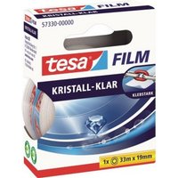 tesa Klebeband kristall klar  1 Rolle  19mm  transparent  33 Meter 