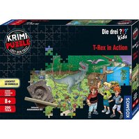 Kosmos Puzzle Kosmos 680657   Krimipuzzle Die drei ??? Kids T Rex in Action  200 T   Puzzleteile