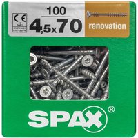 SPAX Terrassenschraube Spax Verlegeschrauben 4.5 x 70 mm TX 20   100 Stk.