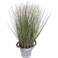 Kunstpflanze Künstliches Gras 42cm Dekogras Grashalme Kunstpflanze Zimmerpflanze Bl  BURI