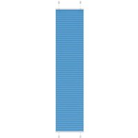 vidaXL Plissee  Plissee Blau 50x200 cm Stoffbreite 49 4 cm Polyester