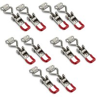 SO TECH  Kastenriegelschloss Spannverschluss  verstellbarer Schnellspanner  M5   Haltekraft 165 kg   10 tlg   M5  Haltekraft 165 kg   Edelstahl SS304