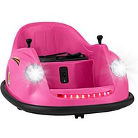 COSTWAY Elektro Kinderauto  Belastbarkeit 20 kg  Elektroauto mit LED Lichtern  Musik  2 Universalräder