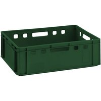 BURI Transportbehälter Fleischkiste E2 grün Lagerkiste Eurobox lebensmittelecht stapelbar   1 St 