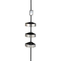 WENKO Duschregal Premium Big Black  3 Etagen