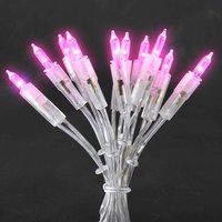 KONSTSMIDE LED Lichterkette LED Mini Lichterkette 35er rosa 5 10m Konstsmide 6302 343