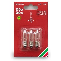 KONSTSMIDE LED Lichterkette KONSTSMIDE 1095 030 Ersatzbirnen für 2032  12V/3W   3 Stk 