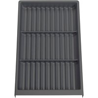 SO TECH  Schubladeneinsatz SEPARADO Individual  300 x 474 x 51 mm  ab 40cm Schrankbreite  1 St   Gewürzgläsereinsatz schiefergrau genarbt für Gewürzdosen