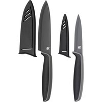 WMF Messer Set TOUCH  Grau  Edelstahlklinge  Kunststoffgriff   2 tlg   mit Klingenschutzkappen