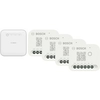 BOSCH Smart Home Set mit Controller II und 4 Licht /Rollladensteuerungen Smart Home Station
