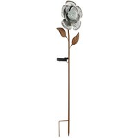 EGLO LED Solarleuchte  LED Leuchtmittel fest verbaut  Warmweiß  Steckleuchte Stecklampe Solarleuchte Außen IP44 Solar LED